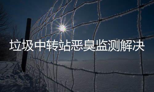 垃圾中转站恶臭监测解决方案 空气质量传感器